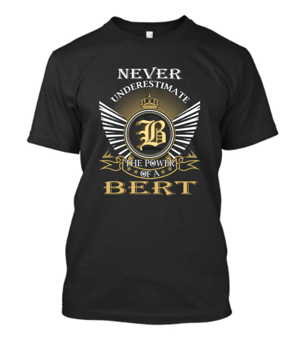 NEVER UNDERESTIMATE THE POWER OF A BERT T-Shirt