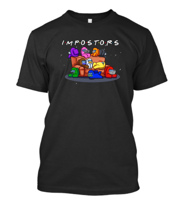 IMPOSTORS Crewmates Among Us Spaceship Couch Scene T-Shirt