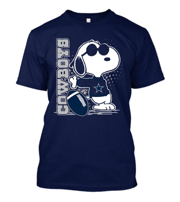 Cowboys Snoopy Football Star T-Shirt