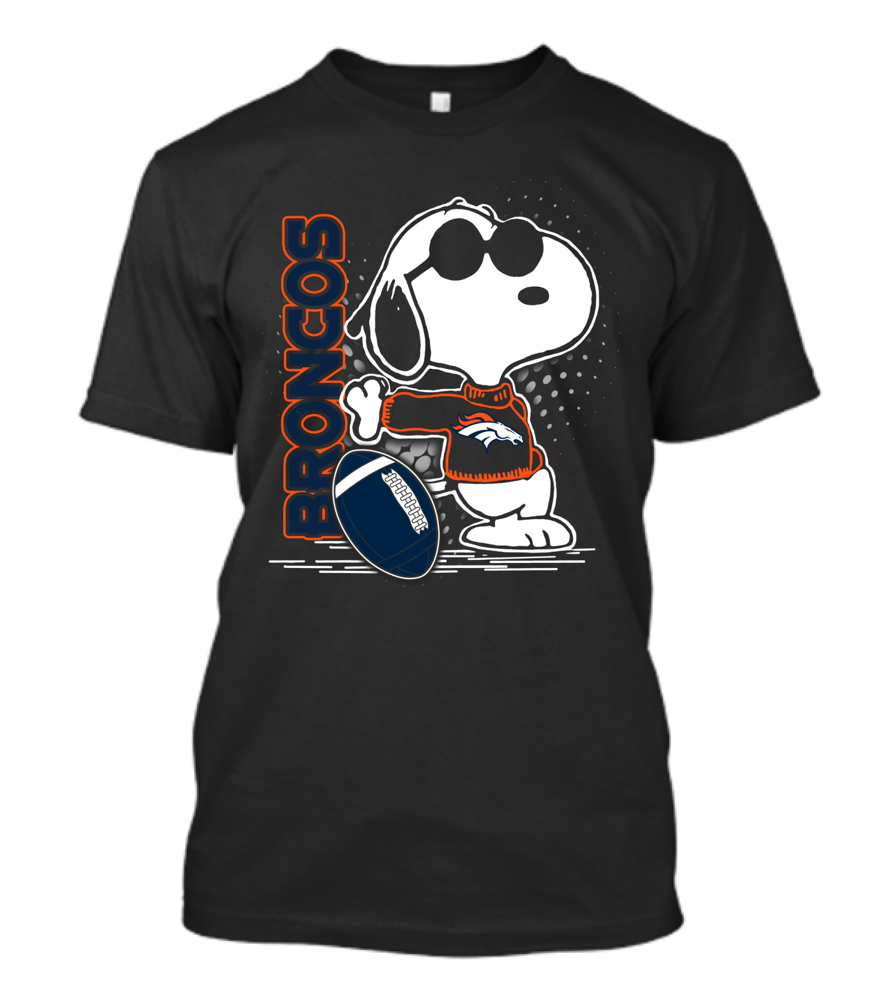 Broncos Snoopy Football T-Shirt