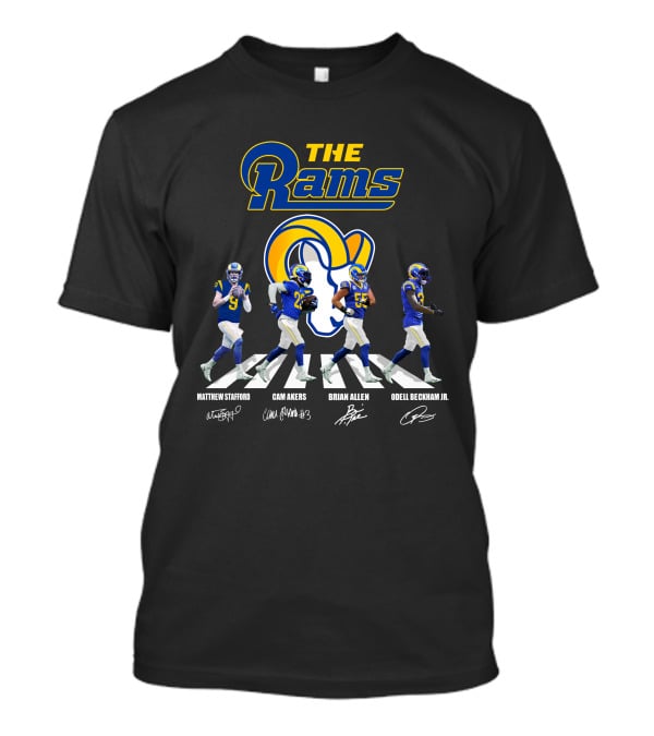 The Rams Matthew Stafford Cam Akers Brian Allen Odell Beckham Jr Ds003 Los Angeles Rams T-Shirt