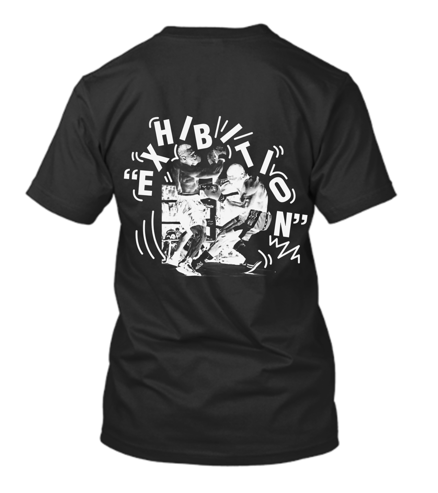 EXHIBITION Boxing Dynamic Fighters Action Scene T-Shirt