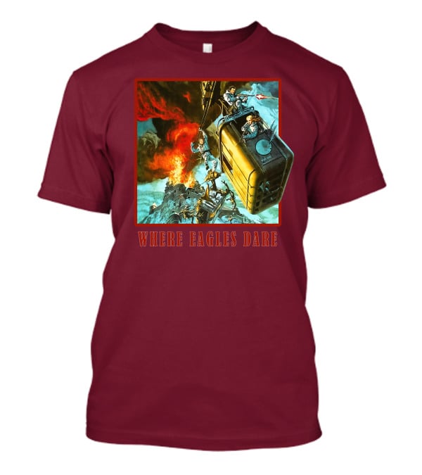 Where Eagles Dare Cable Car Adventure Explosive Action Scene 001 T-Shirt