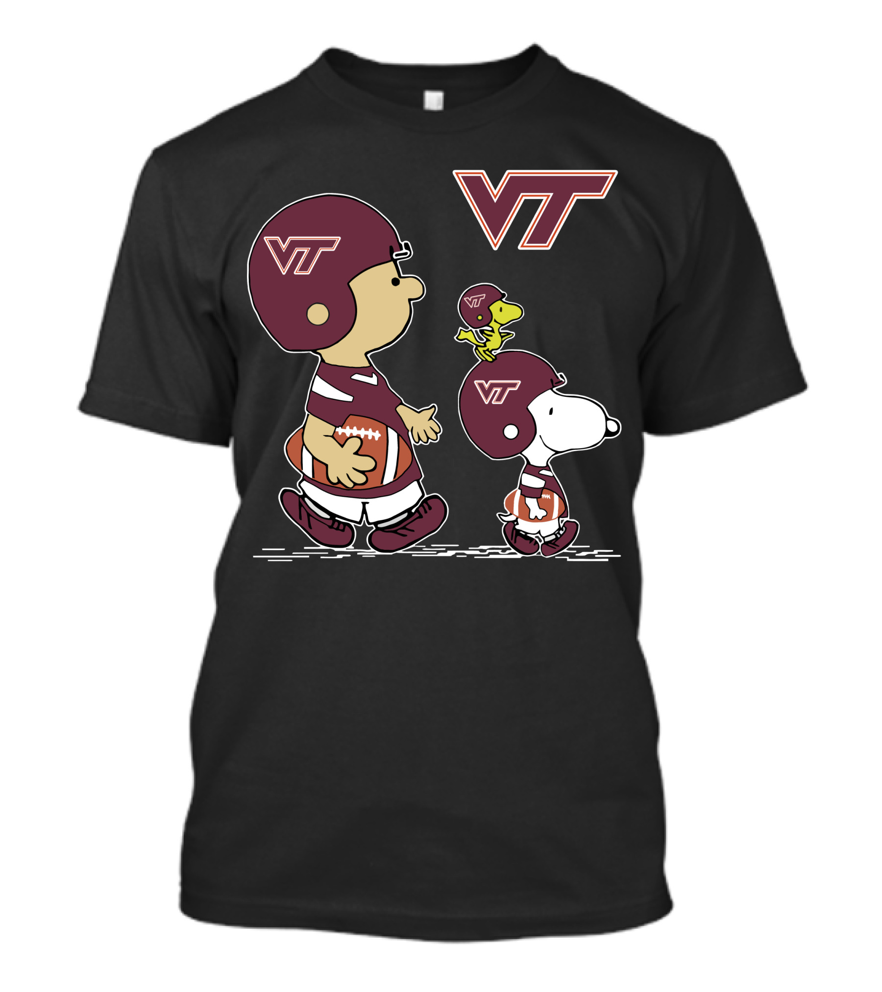 Virginia Tech Hokies Football VT Characters T-Shirt