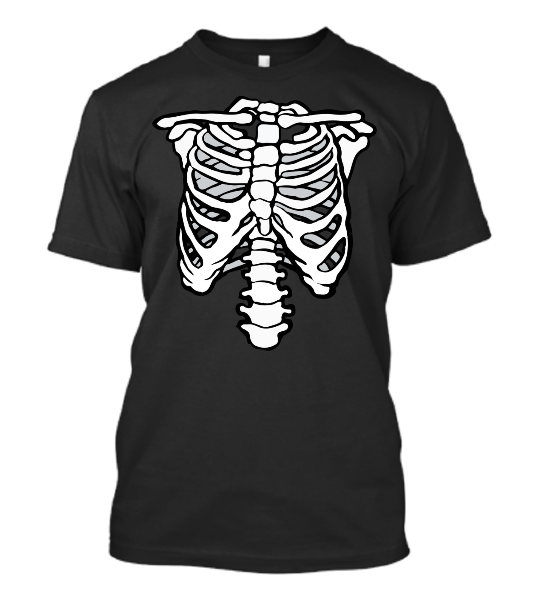 Skeletal Ribcage Humor T-Shirt