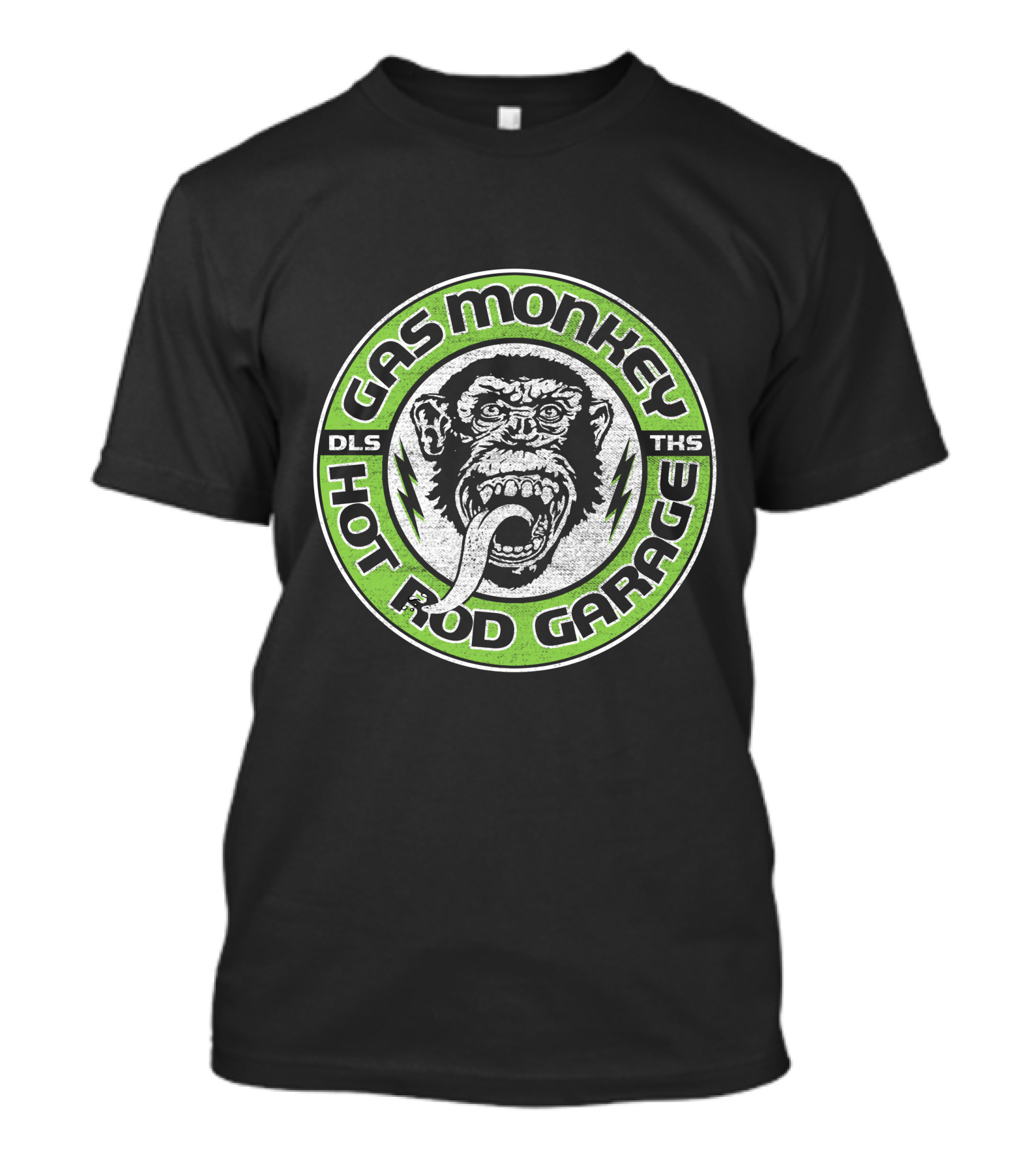 Gas Monkey Hot Rod Garage DLS THS Grease Lightning T-Shirt