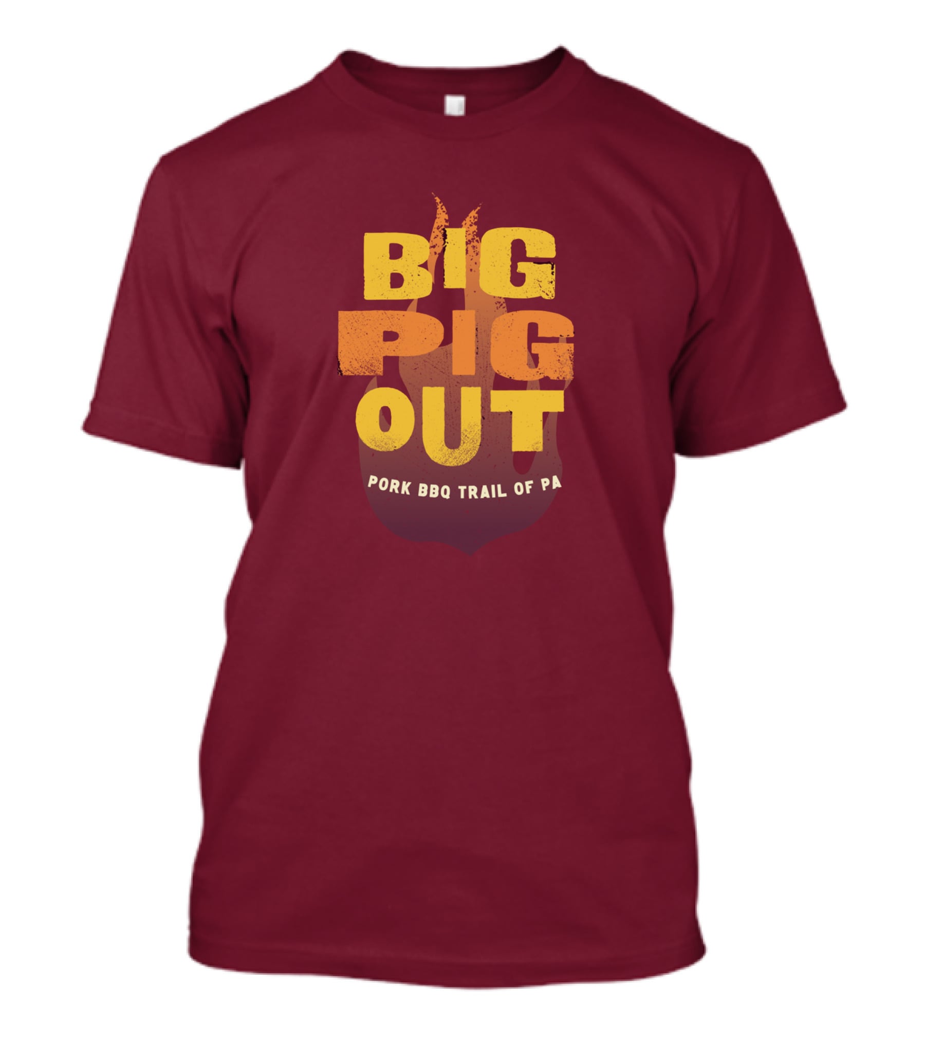 Big Pig Out Pork BBQ Trail Of PA T-Shirt