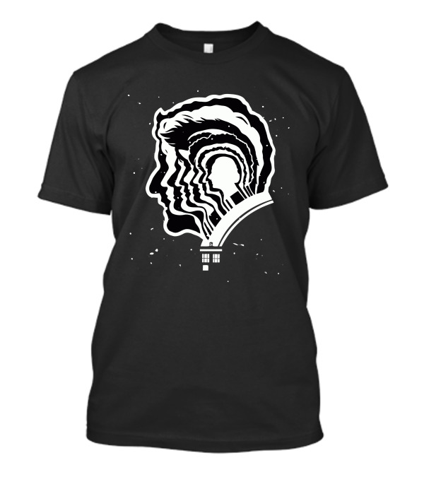 Doctor Who Time Lord Regenerations TARDIS T-Shirt