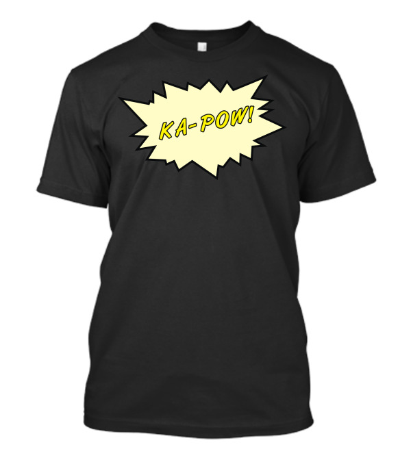 KA-POW Comic Style Burst Expression T-Shirt