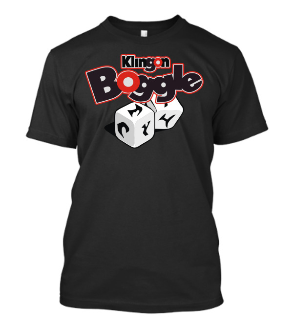 Klingon Boggle Dice Game T-Shirt