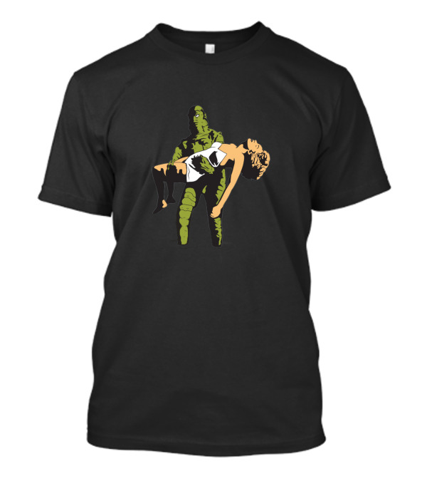 Creature From The Back Lagoon Classic Horror Movie Monster Scene T-Shirt