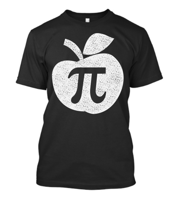 Apple Pi Day Symbol In Apple Shape T-Shirt