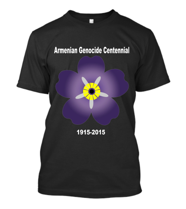 Armenian Genocide Centennial 1915-2015 Forget-Me-Not Flower T-Shirt