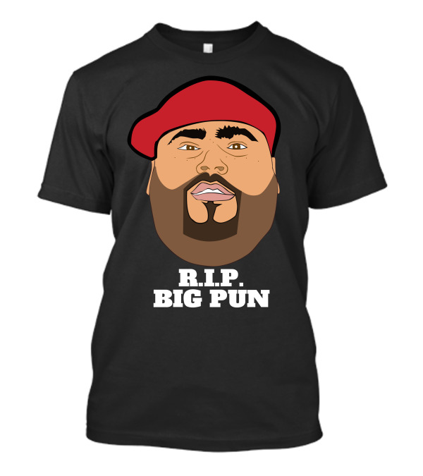 R.I.P. Big Pun Iconic Portrait With Red Beret T-Shirt