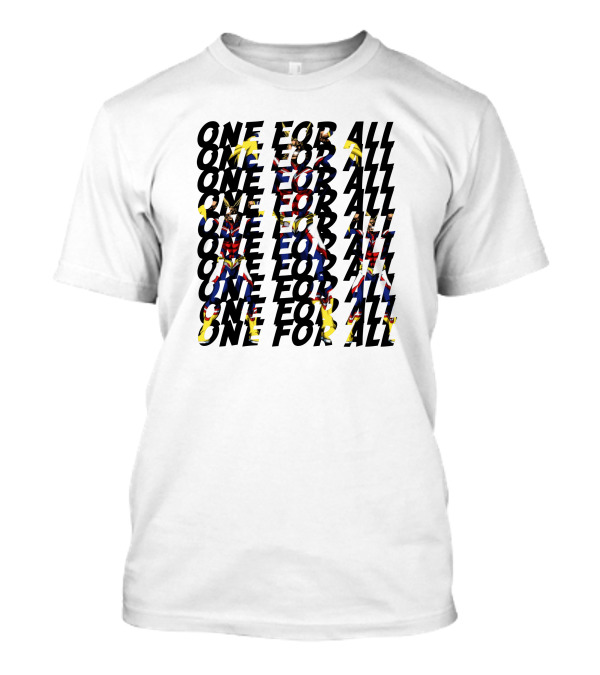 One For All My Hero Academia All Might Stance Trio T-Shirt
