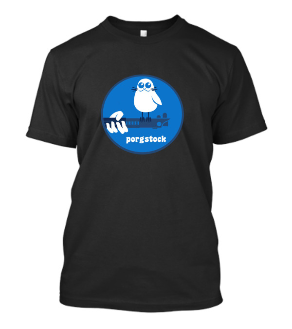 Porgstock Music Festival Owl With Guitar Handle T-Shirt