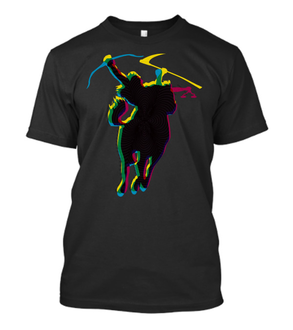 Four Horsemen Colors Displaying Apocalypse Riders T-Shirt