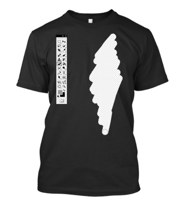 Photoshop Tools Silhouette Graphic Designer T-Shirt