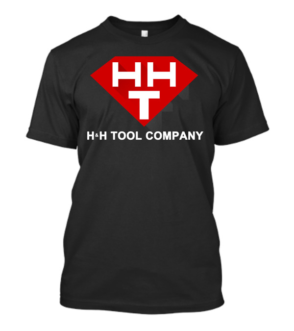 H&H Tool Company Red Shield Logo Design HH T T-Shirt