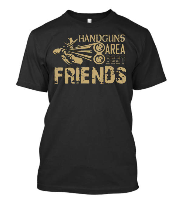 HANDGUNS AREA BEST FRIENDS FINGER GUNS COWBOY_STYLE T-Shirt