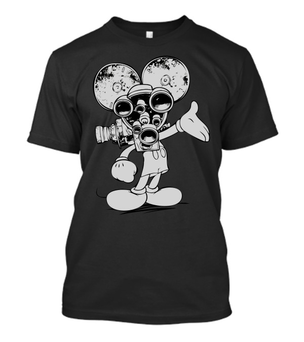 Stealing The Lights From Their Eyes Vintage Camera Mouse Fusion T-Shirt