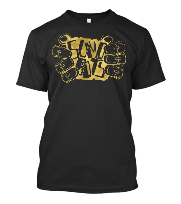 Sumo Bots Wrestling Golden Fists T-Shirt