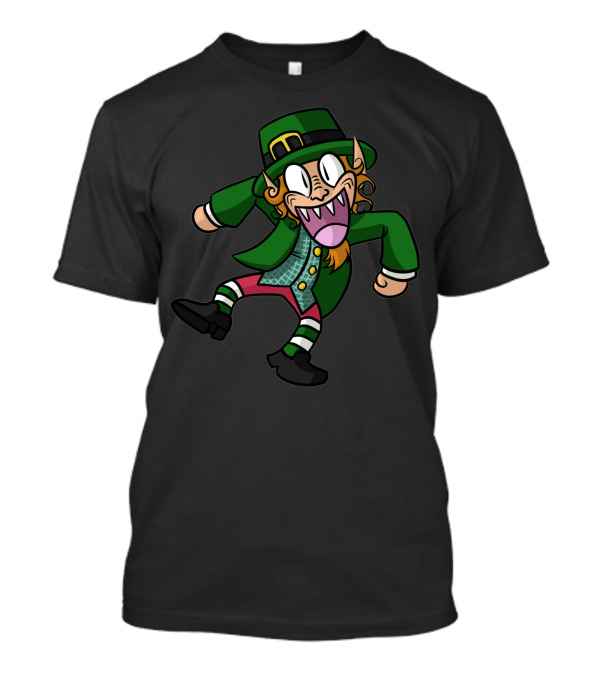 There Once Was A Man From Nantucket Leprechaun Mascot Character T-Shirt