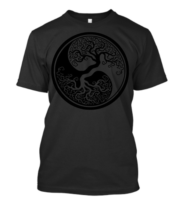 Yin Yang Tree Circle T-Shirt