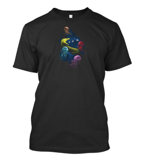 Arcade Reef Underwater Adventure With Jellyfish And Sea Creatures T-Shirt