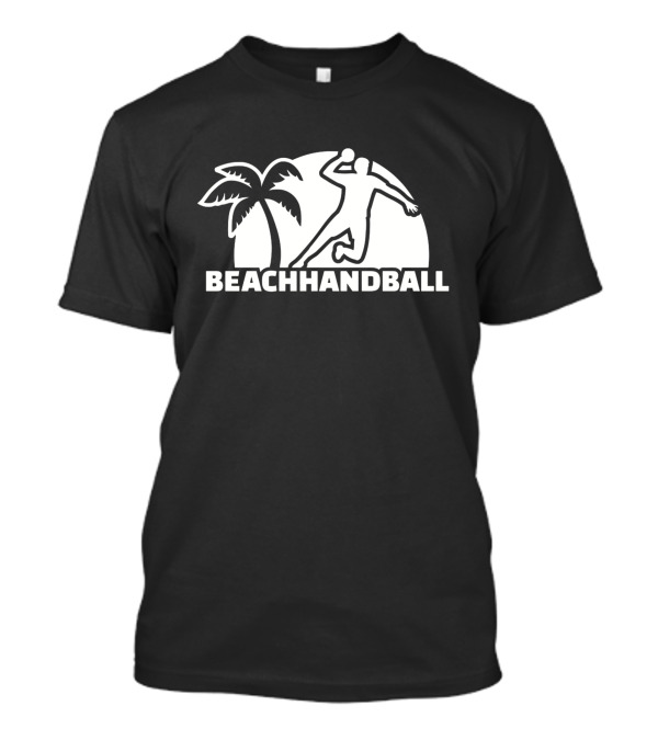 Beach Handball Palm Tree Player T-Shirt
