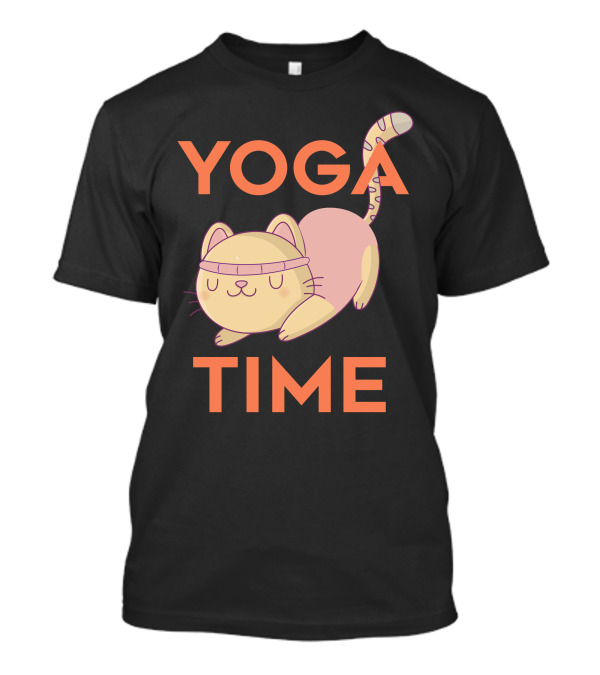 Yoga Time Cat Loves Yoga T-Shirt