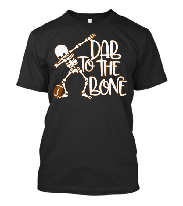 Skeleton Dab To The Bone Football T-Shirt