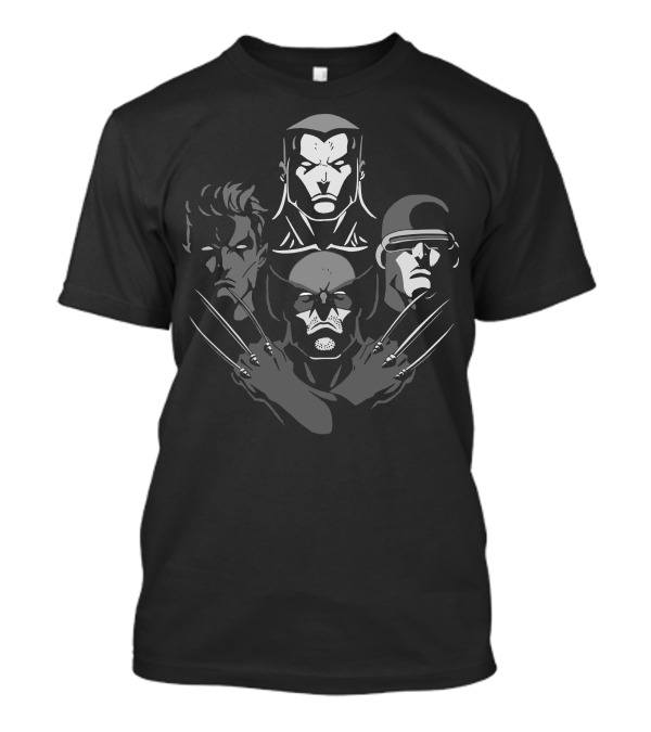 Dark Mutant Rhapsody Superhero Quartet T-Shirt