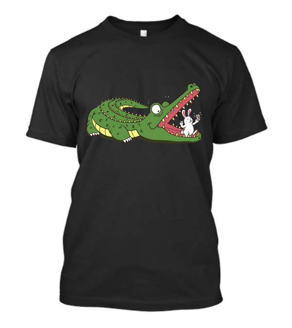 The Most Dangerous Selfie Crocodile Bunny Adventure T-Shirt