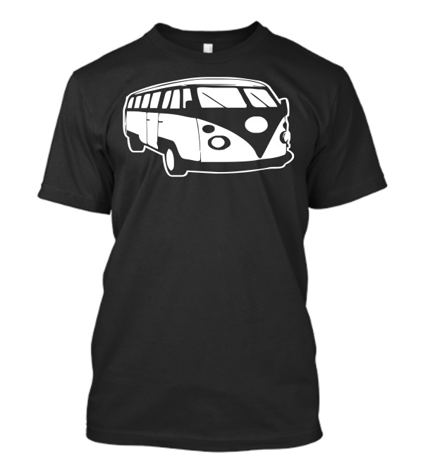 Camper Van Retro Style Funny Mens Cotton T-Shirt