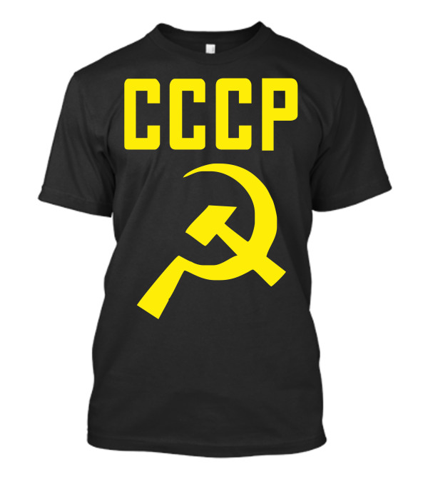 CCCP Hammer Sickle Soviet Union Communist Communism Russia Red Star Iconic T-Shirt