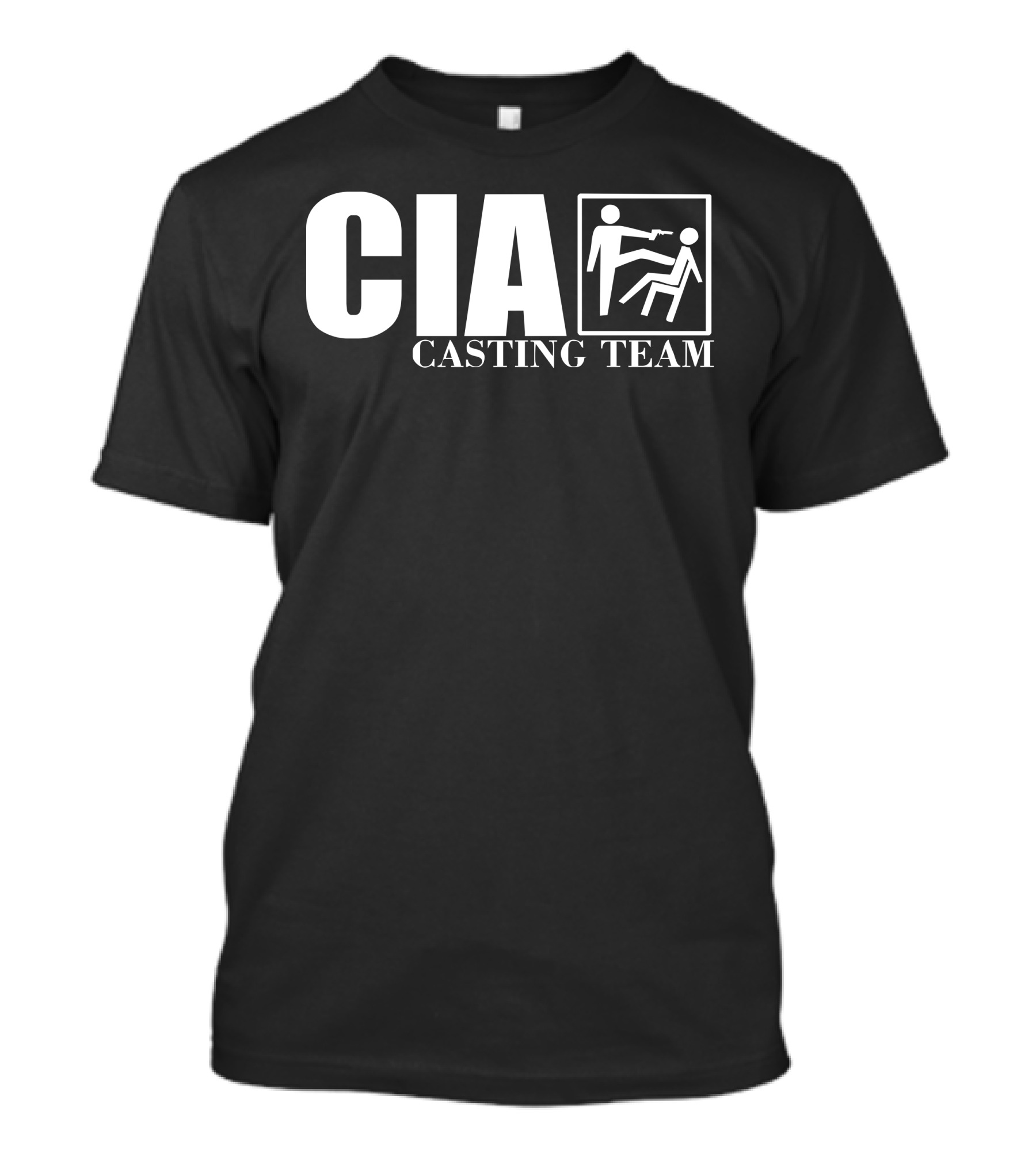 CIA Casting Team Stick Figure T-Shirt