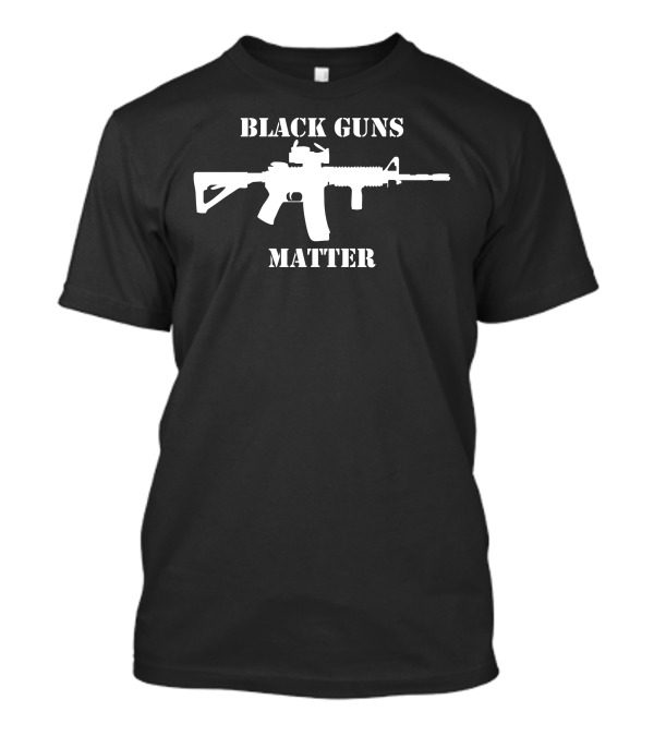 Black Guns Matter Rifle T-Shirt