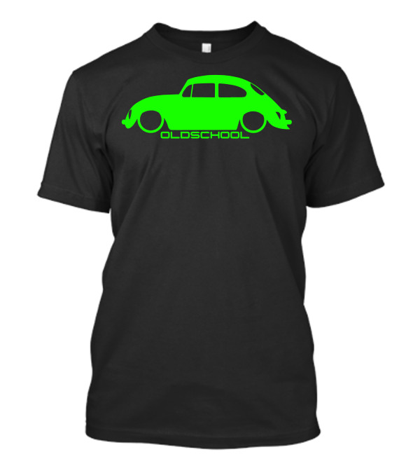 Oldschool Green Classic Beetle T-Shirt