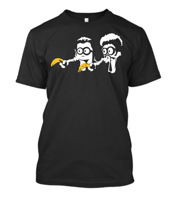 Pulpe Fiction Minions Movie Bananas T-Shirt