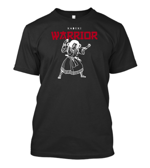 KABUKI Warrior Traditional Japanese Performer T-Shirt