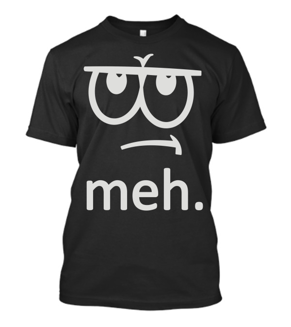 Meh Face With Disapproving Eyes Expression T-Shirt