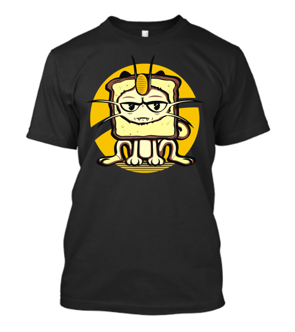 Meowth Breading Moon Slice T-Shirt