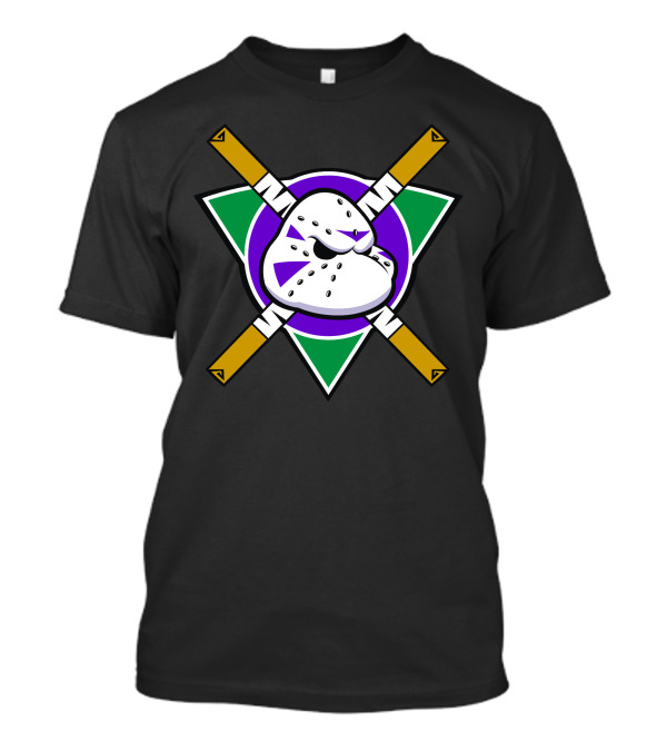 Mighty Donnie Hockey Mask Ninja Bat Crossed T-Shirt