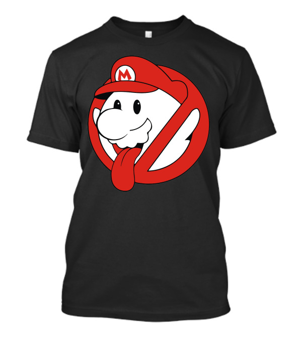 Ghostbuster Mario Boo Crossover T-Shirt