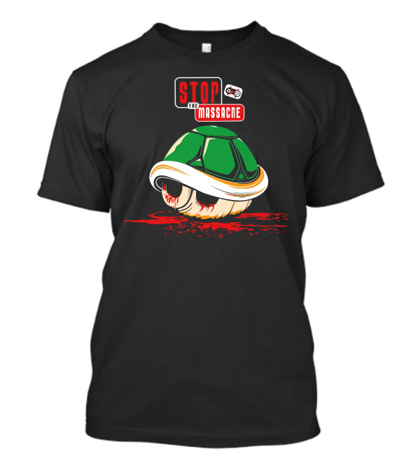 Stop The Massacre Mario Killer T-Shirt