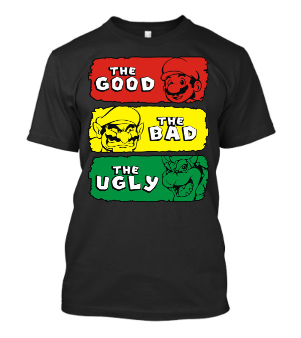 The Good The Bad The Ugly Mario Western T-Shirt