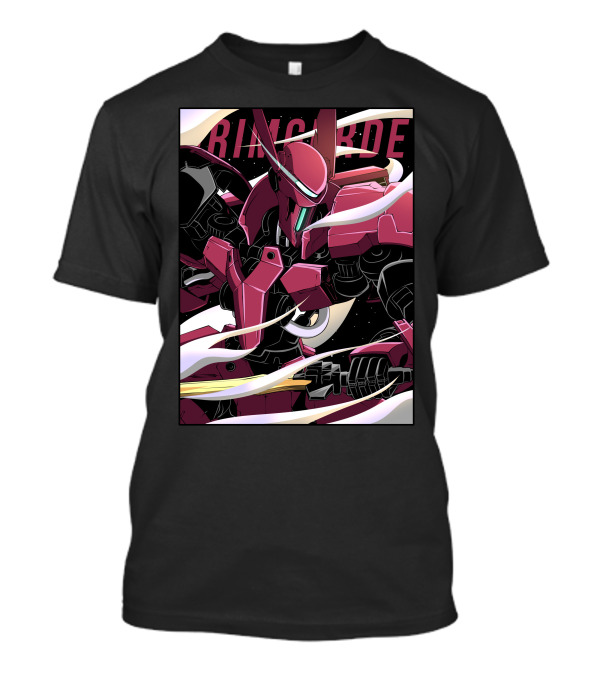 Mobile Suit Grimgerde Illustrated Anime Mecha T-Shirt