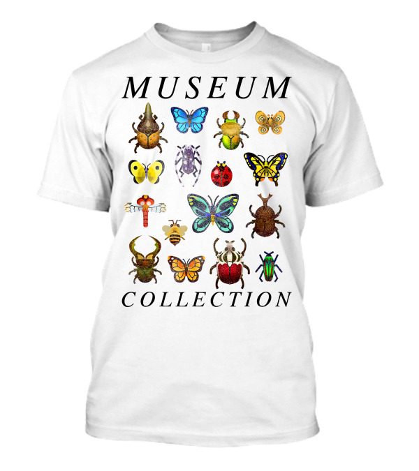 Museum Collection Animal Crossing Bugs Display T-Shirt