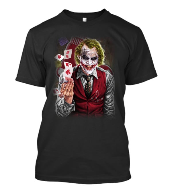 Boston Red Sox Joker Playing Cards Face Paint Iconic T-Shirt